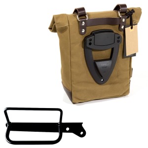 Bolsa de lona 10l-14l + bastidor derecho royal enfield