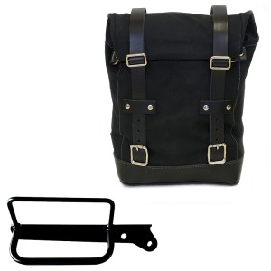 Bolsa de lona 10l-14l + bastidor derecho royal enfield