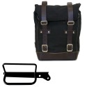 Bolsa de lona 10l-14l + bastidor derecho royal enfield
