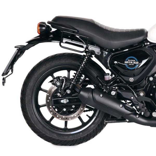 Bolso lateral scram en serraje 22l-30l + bastidor derecho royal enfield hunter 350