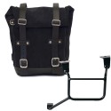 Bolsa de cuero 10l-14l + cuadro honda crf1100l africa twin & adventure sports (2024 en adelante) izquierdo
