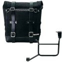 Bolso lateral scram en serraje 22l-30l + cuadro honda crf1100l africa twin & adventure sports (2024 en adelante) izquierdo
