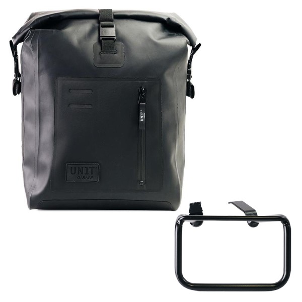 Bolso lateral khali de tpu + bmw r12 g/s bastidor izquierdo