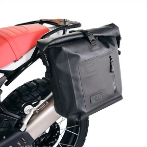 Bolso lateral khali de tpu + bmw r12 g/s bastidor izquierdo