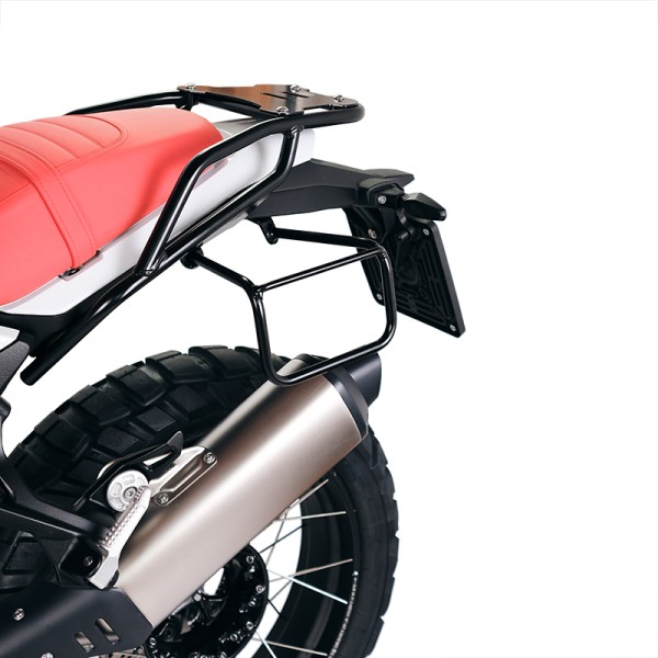 Alforja scram en lona 22l-30l + bmw r12 g/s bastidor izquierdo