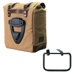 Alforja scram en lona 22l-30l + bmw r12 g/s bastidor izquierdo