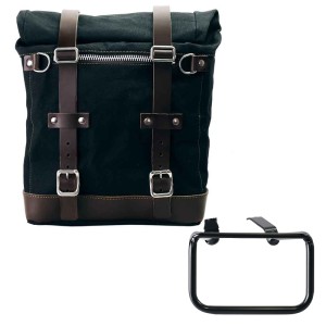 Alforja scram en lona 22l-30l + bmw r12 g/s bastidor izquierdo
