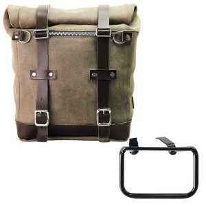 Bolso lateral scram en serraje 22l-30l + bmw r12 g/s bastidor izquierdo