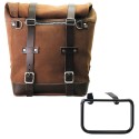 Bolso lateral scram en serraje 22l-30l + bmw r12 g/s bastidor izquierdo