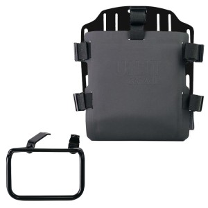 Portabolsa de aluminio con frontal ajustable de hypalon y enganche rápido + bmw r12 g/s bastidor derecho