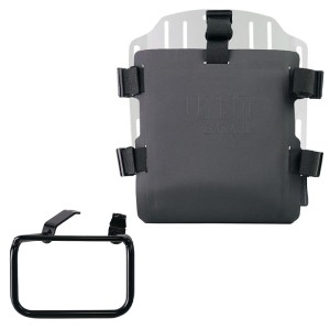 Portabolsa de aluminio con frontal ajustable de hypalon y enganche rápido + bmw r12 g/s bastidor derecho