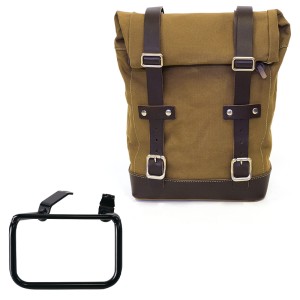 Bolsa de lona 10l-14l + bmw r12 g/s bastidor derecho