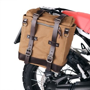 Alforja scram en lona 22l-30l + bmw r12 g/s bastidor derecho