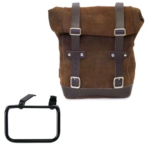 Bolsa de cuero 10l-14l + bmw r12 g/s bastidor derecho