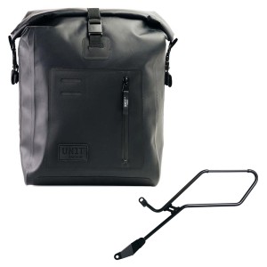 Bolsa lateral khali tpu + cuadro izquierdo para triumph bonneville bobber