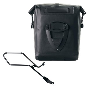 Bolso lateral khali de tpu + marco derecho de la triumph bonneville bobber