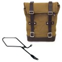 Bolsa de lona 10l-14l + marco derecho de la triumph bonneville bobber