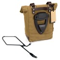 Bolsa de lona 10l-14l + marco derecho de la triumph bonneville bobber