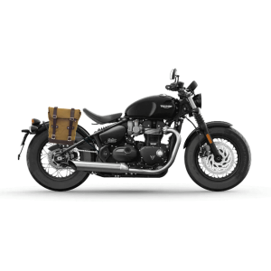 Bolsa de lona 10l-14l + marco derecho de la triumph bonneville bobber