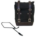 Bolsa de lona 10l-14l + marco derecho de la triumph bonneville bobber