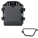 Portabolsa de aluminio con frontal ajustable de hypalon y enganche rápido + chasis honda gb350s izquierdo