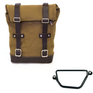 Bolsa de lona 10l-14l + chasis honda gb350s izquierdo