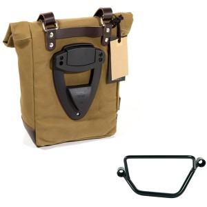 Bolsa de lona 10l-14l + chasis honda gb350s izquierdo