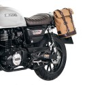 Bolsa de lona 10l-14l + chasis honda gb350s izquierdo