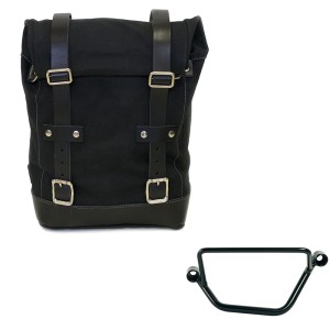Bolsa de lona 10l-14l + chasis honda gb350s izquierdo