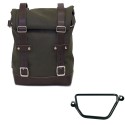 Bolsa de lona 10l-14l + chasis honda gb350s izquierdo