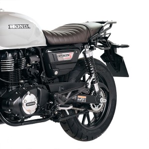 Alforja scram en lona 22l-30l + chasis honda gb350s izquierdo