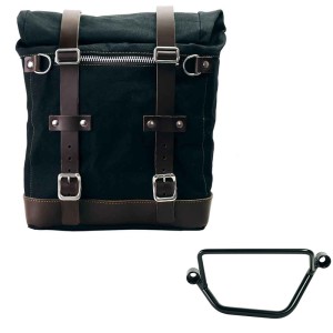 Alforja scram en lona 22l-30l + chasis honda gb350s izquierdo