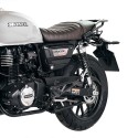 Bolsa de cuero 10l-14l + chasis honda gb350s izquierdo
