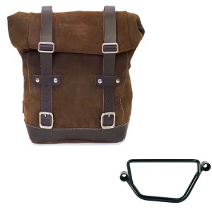 Bolsa de cuero 10l-14l + chasis honda gb350s izquierdo