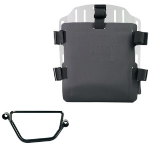 Portabolsa de aluminio con frontal ajustable de hypalon y enganche rápido + chasis honda gb350s derecho