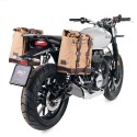 Alforja scram en lona 22l-30l + chasis honda gb350s derecho