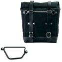 Alforja scram en lona 22l-30l + chasis honda gb350s derecho