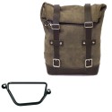 Bolsa de cuero 10l-14l + chasis honda gb350s derecho