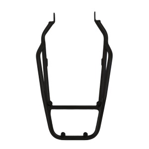 Portaequipajes trasero negro con asideros para el pasajero triumph scrambler 1200 x y xe.
