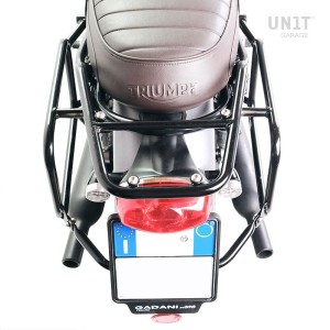 Portaequipajes trasero con asas de pasajero triumph bonneville t120