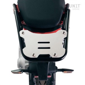Portaequipajes trasero moto guzzi v100 mandello con asas de pasajero