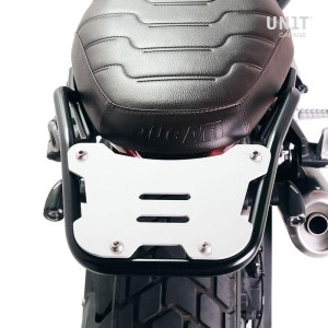 Portaequipajes trasero con asas de pasajero ducati scrambler (2023 en adelante)