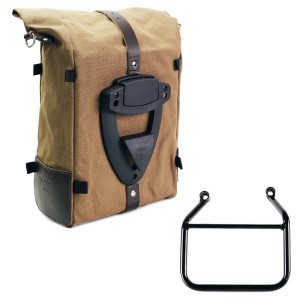Bolsa lateral pure de lona + triunfo scrambler 400