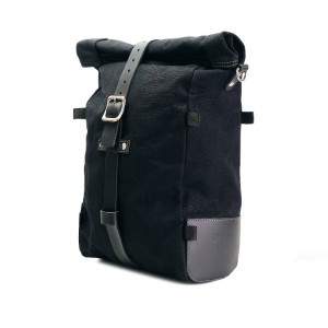 Bolsa lateral pure de lona + triunfo scrambler 400
