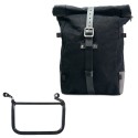 Bolsa lateral pure de lona + royal enfield himalayan 450 (2024 en adelante) marco derecho