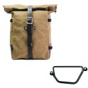 Bolsa lateral pure de lona + chasis honda gb350s izquierdo