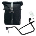 Bolsa lateral pure de lona + chasis moto guzzi v7 izquierdo