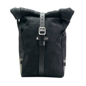 Bolso lateral pure en piel de corteza + triunfo scrambler 400
