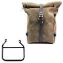Bolso lateral pure en piel de corteza + cuadro triumph scrambler 400 x dx (solo compatible con nuestro código de escape bajo: 42