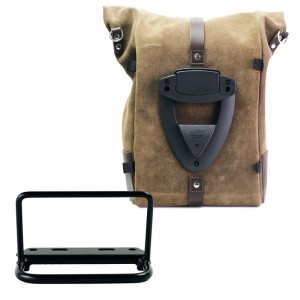 Bolso lateral pure en piel de corteza + cuadro royal enfield bear 650